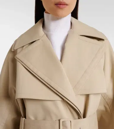 Alaia Alaïa Cotton gabardine trench coat | Thumbnail 3