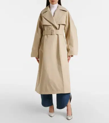 Alaia Alaïa Cotton gabardine trench coat | Thumbnail 4