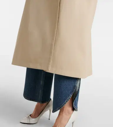 Alaia Alaïa Cotton gabardine trench coat | Thumbnail 5