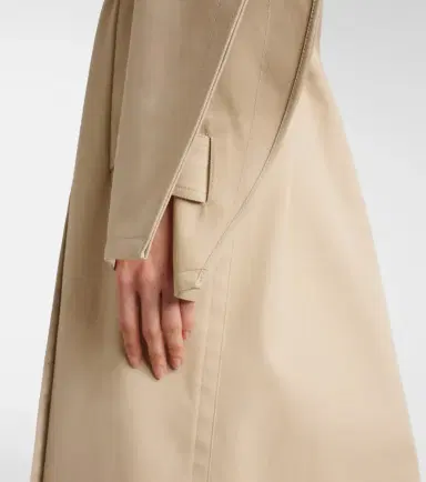 Alaia Alaïa Cotton gabardine trench coat | Thumbnail 6