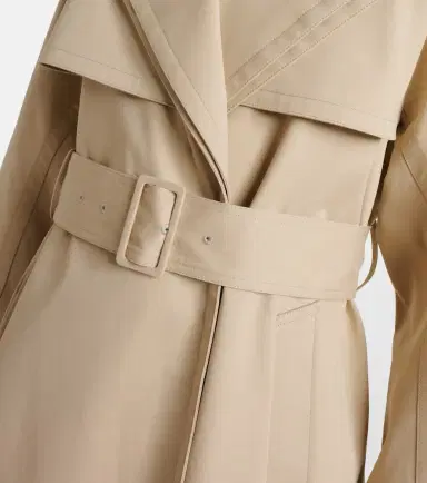 Alaia Alaïa Cotton gabardine trench coat | Thumbnail 7