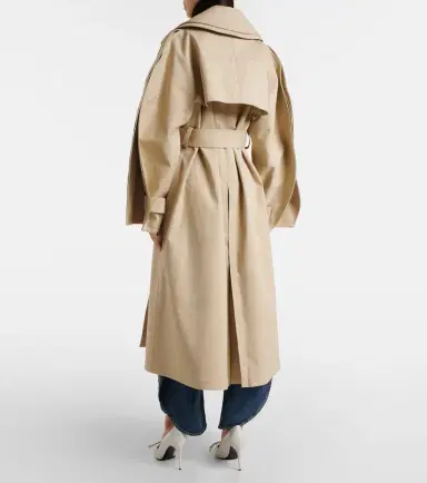 Alaia Alaïa Cotton gabardine trench coat | Thumbnail 8