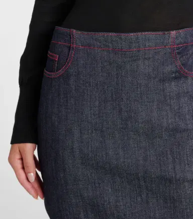 Alaïa Alaïa Denim skirt pants | Thumbnail 3 Alaïa Alaïa Denim skirt pants | Thumbnail 3