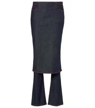 Alaïa Alaïa Denim skirt pants | Thumbnail 1 Alaïa Alaïa Denim skirt pants | Thumbnail 1