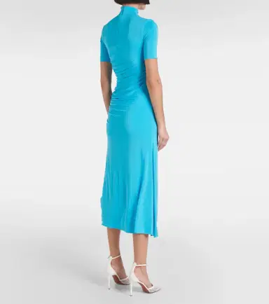 Alaïa Alaïa Draped asymmetric midi dress | Thumbnail 2