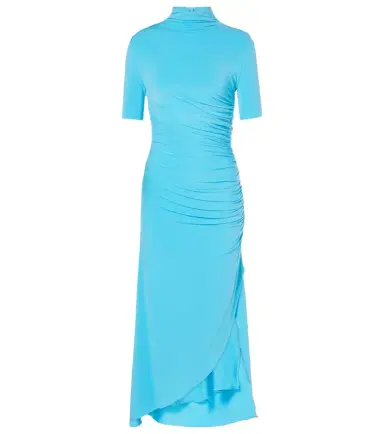 Alaïa Alaïa Draped asymmetric midi dress | Thumbnail 1
