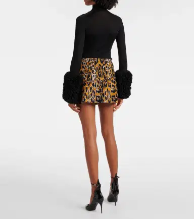 Alaïa Alaïa Leopard-print miniskirt | Thumbnail 3