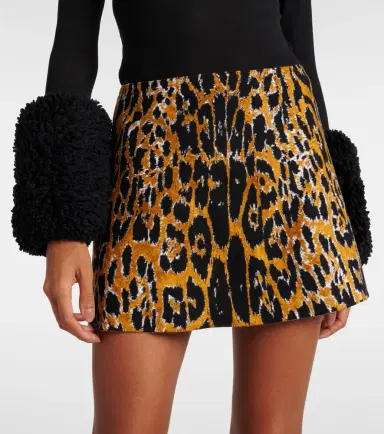 Alaïa Alaïa Leopard-print miniskirt | Thumbnail 5