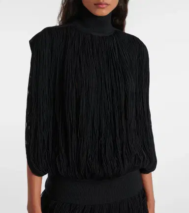 Alaïa Alaïa Fringed wool sweater | Thumbnail 2