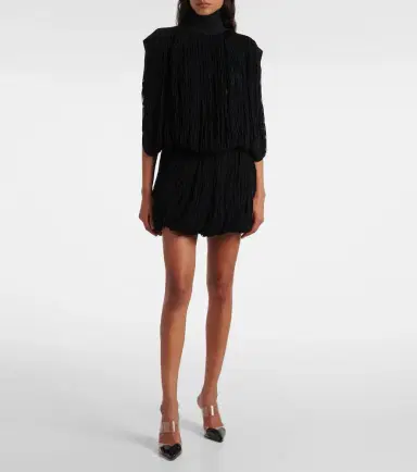Alaïa Alaïa Fringed wool sweater | Thumbnail 4
