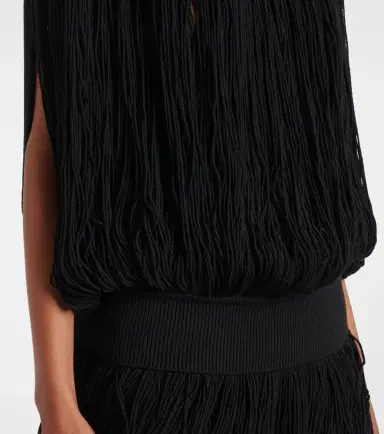Alaïa Alaïa Fringed wool sweater | Thumbnail 5
