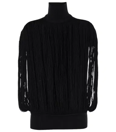 Alaïa Alaïa Fringed wool sweater | Thumbnail 1