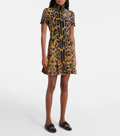 Alaïa Alaïa Jacquard minidress | Thumbnail 3