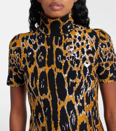 Alaïa Alaïa Jacquard minidress | Thumbnail 4