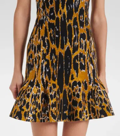 Alaïa Alaïa Jacquard minidress | Thumbnail 5