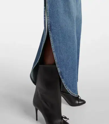 Alaïa Alaïa Petal high-rise barrel-leg jeans | Thumbnail 6 Alaïa Alaïa Petal high-rise barrel-leg jeans | Thumbnail 6
