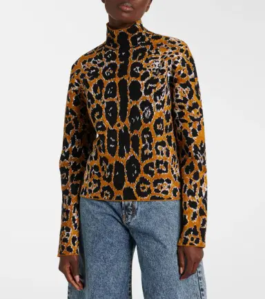 Alaïa Alaïa Leopard jacquard sweater | Thumbnail 3