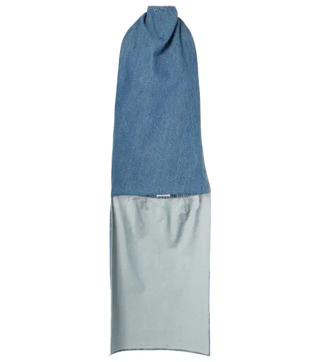 Alaïa Caped denim top