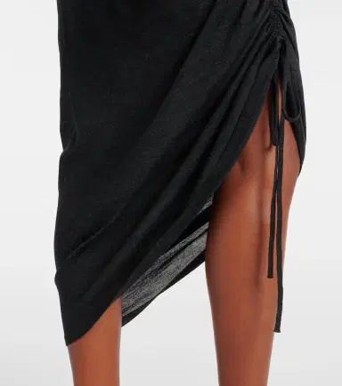 Alaïa Alaïa Draped wool turtleneck dress | Thumbnail 5 Alaïa Alaïa Draped wool turtleneck dress | Thumbnail 5