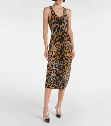 Alaïa Alaïa Jacquard midi dress | Thumbnail 2