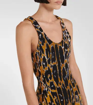 Alaïa Alaïa Jacquard midi dress | Thumbnail 3