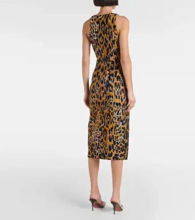 Alaïa Alaïa Jacquard midi dress | Thumbnail 4