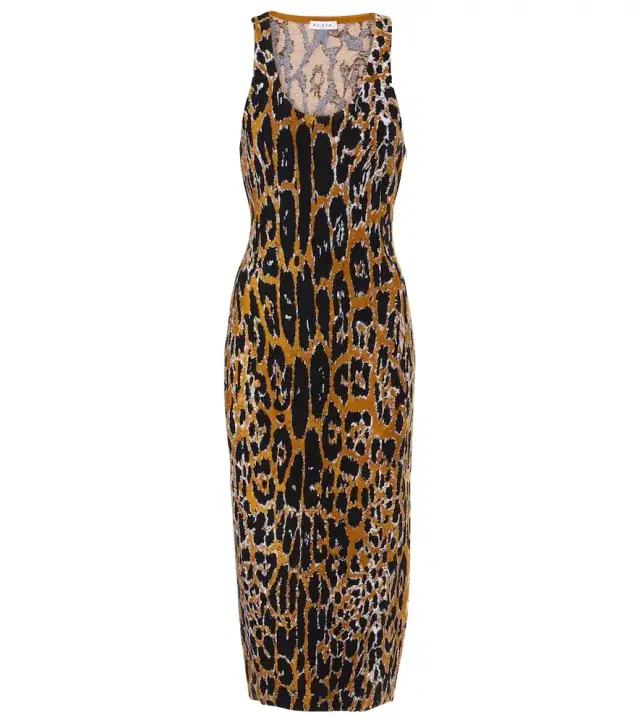 Alaia Alaïa Jacquard midi dress