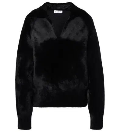 Alaïa Alaïa Wool-blend polo sweater | Thumbnail 1