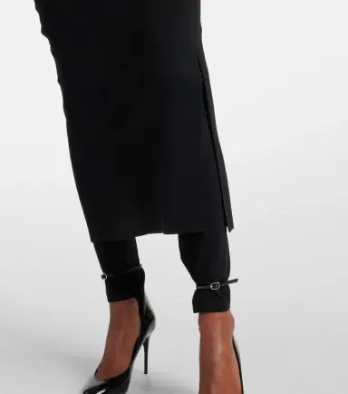 Alaïa Alaïa Ruched wool-blend skirt pants | Thumbnail 5