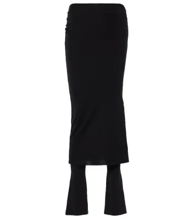 Alaïa Alaïa Ruched wool-blend skirt pants | Thumbnail 1