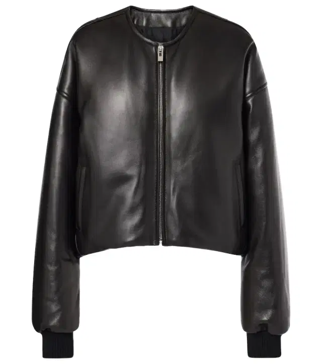 Alaia Alaïa Leather bomber jacket