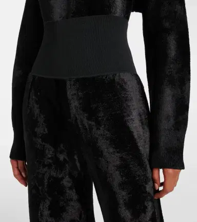 Alaïa Alaïa Velvet straight pants | Thumbnail 3