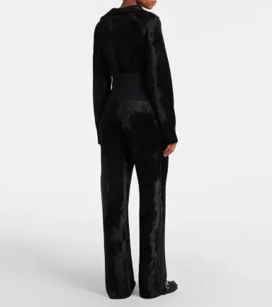 Alaïa Alaïa Velvet straight pants | Thumbnail 4