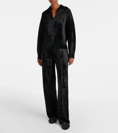 Alaïa Alaïa Velvet straight pants | Thumbnail 5