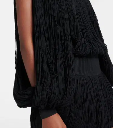 Alaïa Alaïa Fringed wool sweater | Thumbnail 2 Alaïa Alaïa Fringed wool sweater | Thumbnail 2