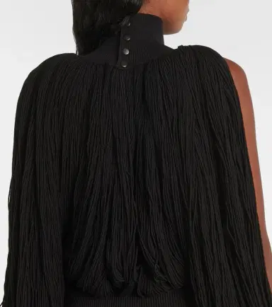 Alaïa Alaïa Fringed wool sweater | Thumbnail 6 Alaïa Alaïa Fringed wool sweater | Thumbnail 6