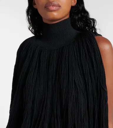 Alaïa Alaïa Fringed wool sweater | Thumbnail 7 Alaïa Alaïa Fringed wool sweater | Thumbnail 7