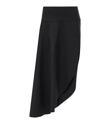 Alaïa Alaïa Asymmetric wool midi skirt | Thumbnail 1