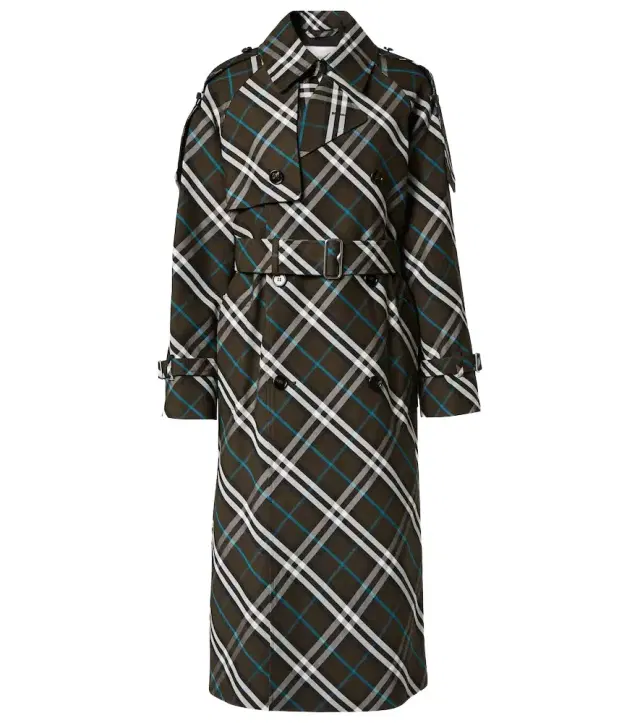 Burberry Check trench coat