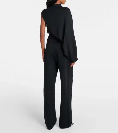 Alaïa Alaïa High-rise wool-blend straight pants | Thumbnail 3