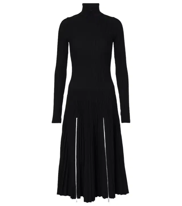 Burberry Pleated jersey midi dress