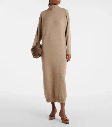 Brunello Cucinelli Cashmere midi dress | Thumbnail 3