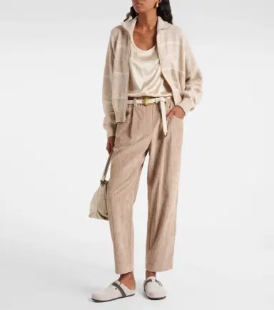 Brunello Cucinelli Pleated straight pants | Thumbnail 3