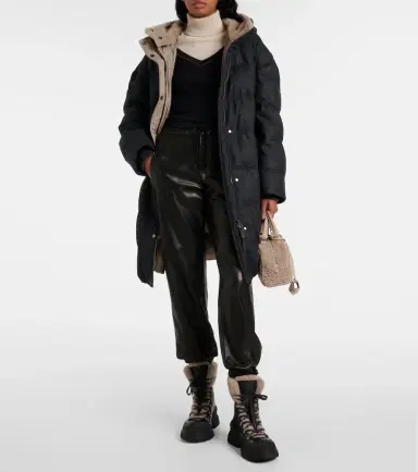 Brunello Cucinelli Leather straight pants | Thumbnail 5