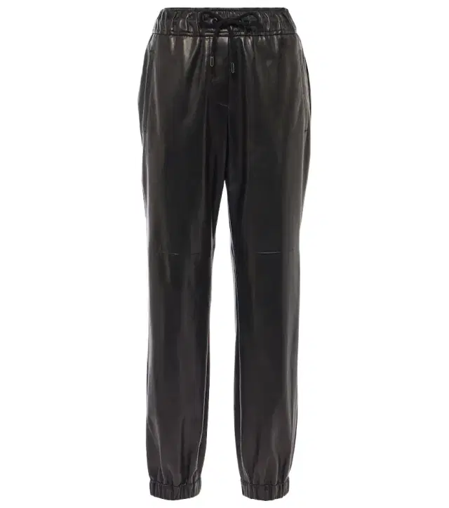 Brunello Cucinelli Leather straight pants