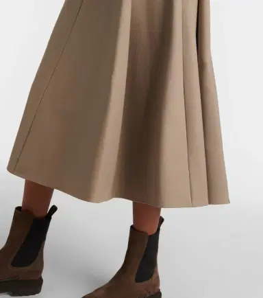 Brunello Cucinelli Wool midi skirt | Thumbnail 4