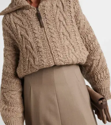 Brunello Cucinelli Wool midi skirt | Thumbnail 5