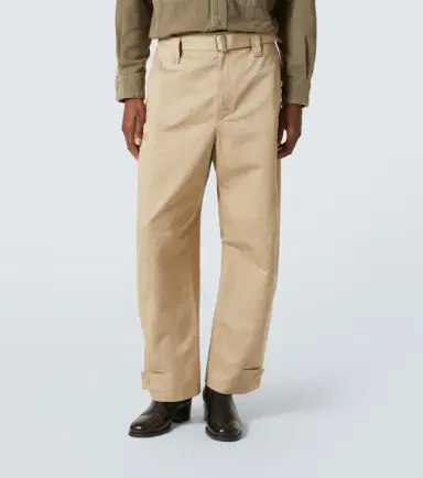 Lemaire Twisted cotton and linen twill pants | Thumbnail 2