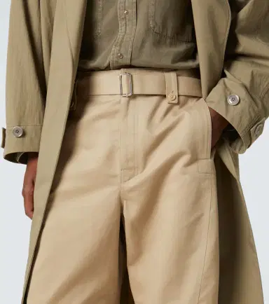 Lemaire Twisted cotton and linen twill pants | Thumbnail 3