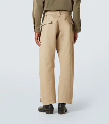 Lemaire Twisted cotton and linen twill pants | Thumbnail 4